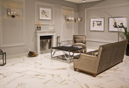 Керамогранит Porcelanosa Calacata Collection Gold G-78 P18568981 напольная 59,6х59,6